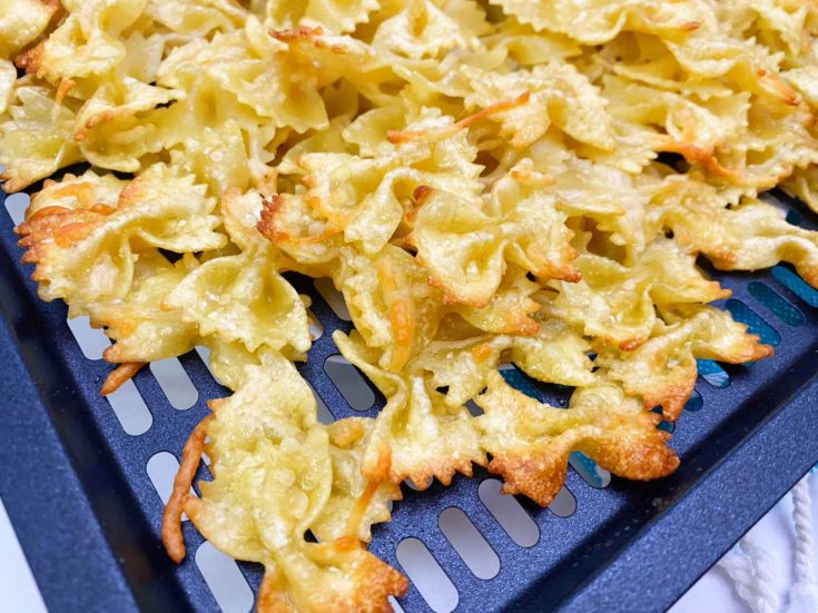Easy Air Fryer Pasta Chips (Tik Tok Viral Recipe)