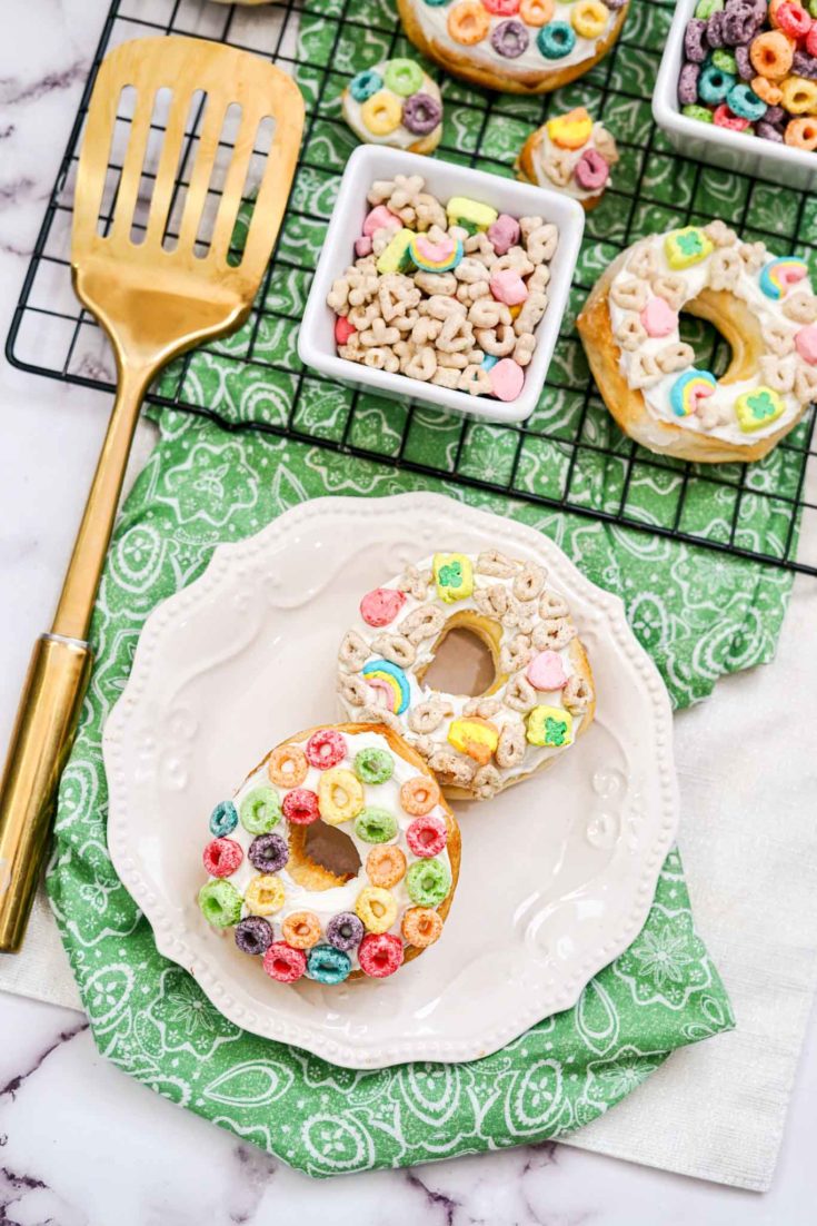 Easy Air Fryer Cereal Donuts