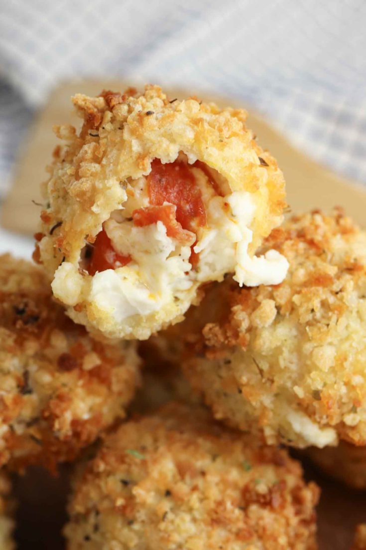 The Best Air Fryer Pepperoni Cheese Balls