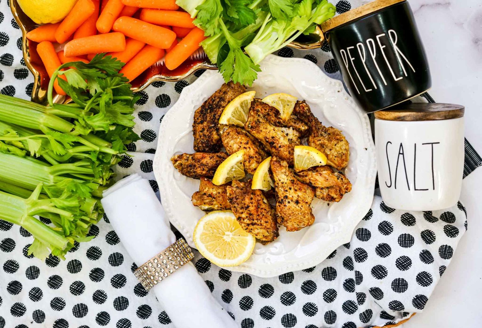 The Best Air Fryer Lemon Pepper Wings Air Fryer Family Meals
