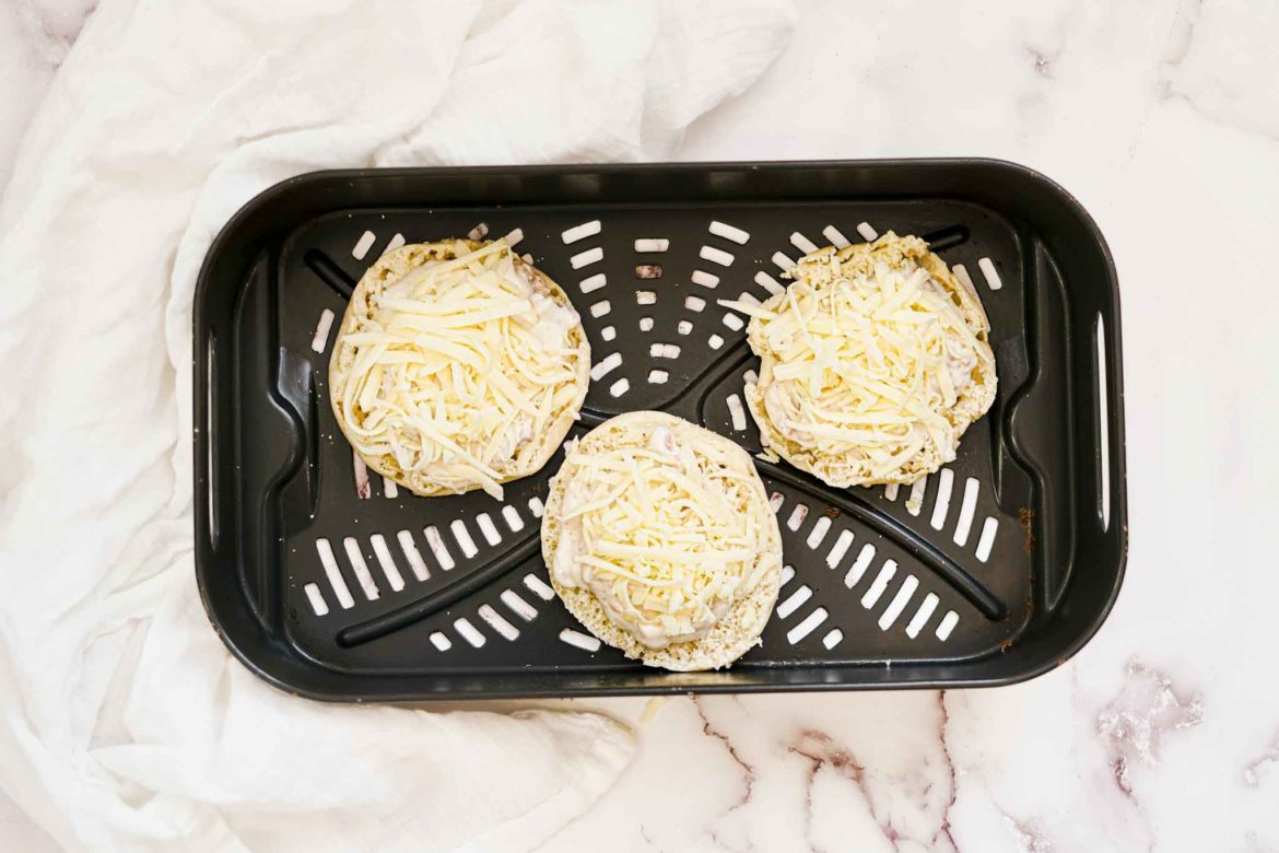 Air Fryer Sausage Egg and Cheese Breakfast Pizza Air Fryer Family Meals