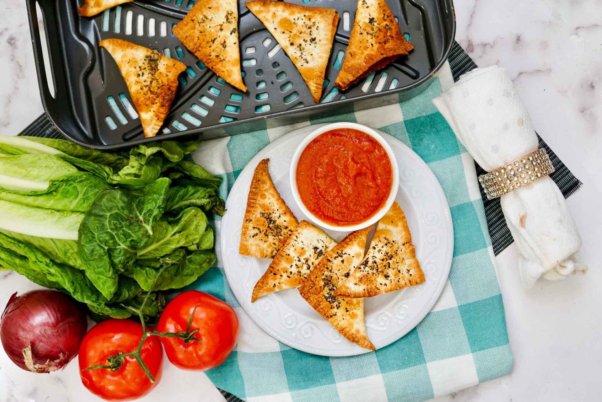 Easy Air Fryer Pizza Wontons Air Fryer Family Meals
