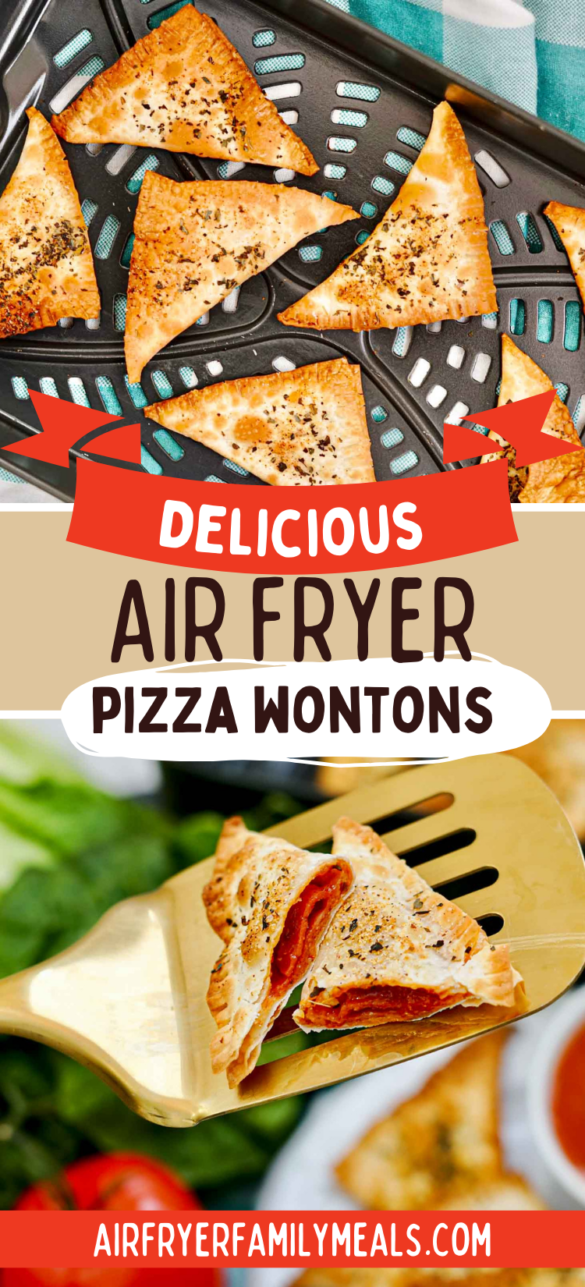 Easy Air Fryer Pizza Wontons Air Fryer Family Meals
