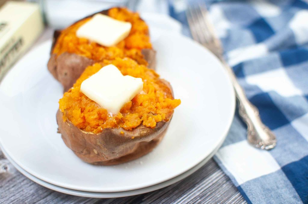 Easy Air Fryer Baked Sweet Potatoes