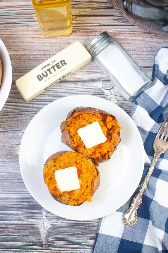 Easy Air Fryer Baked Sweet Potatoes