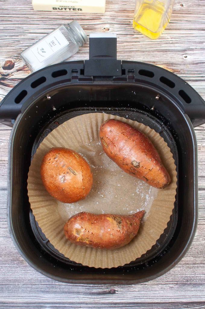 Easy Air Fryer Baked Sweet Potatoes