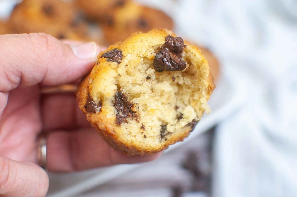 Easy Air Fryer Chocolate Chip Muffins