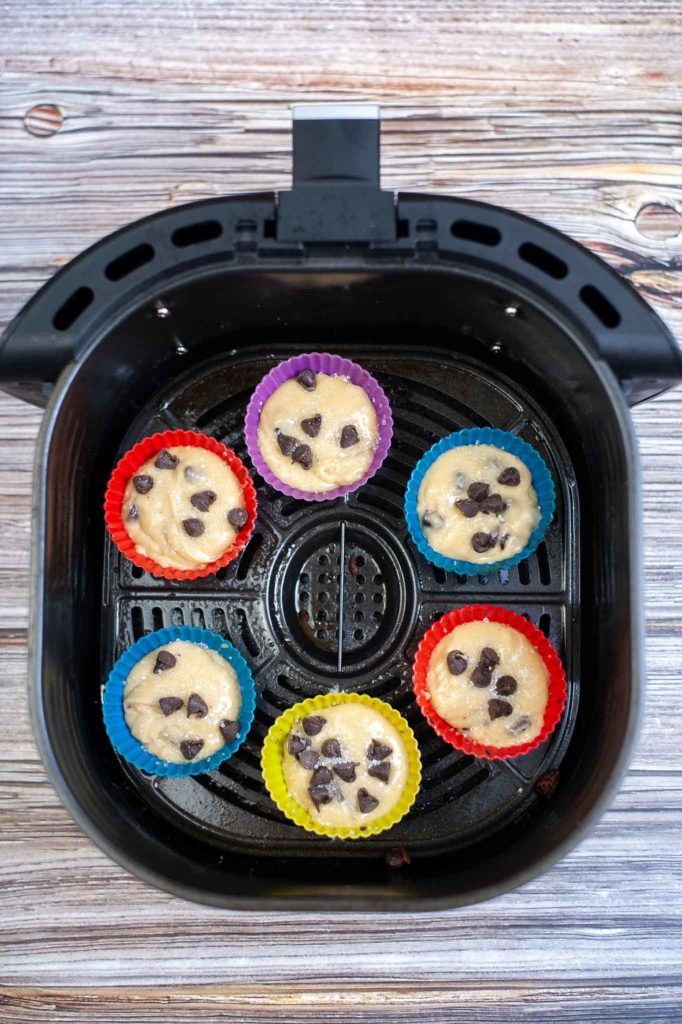 Easy Air Fryer Chocolate Chip Muffins