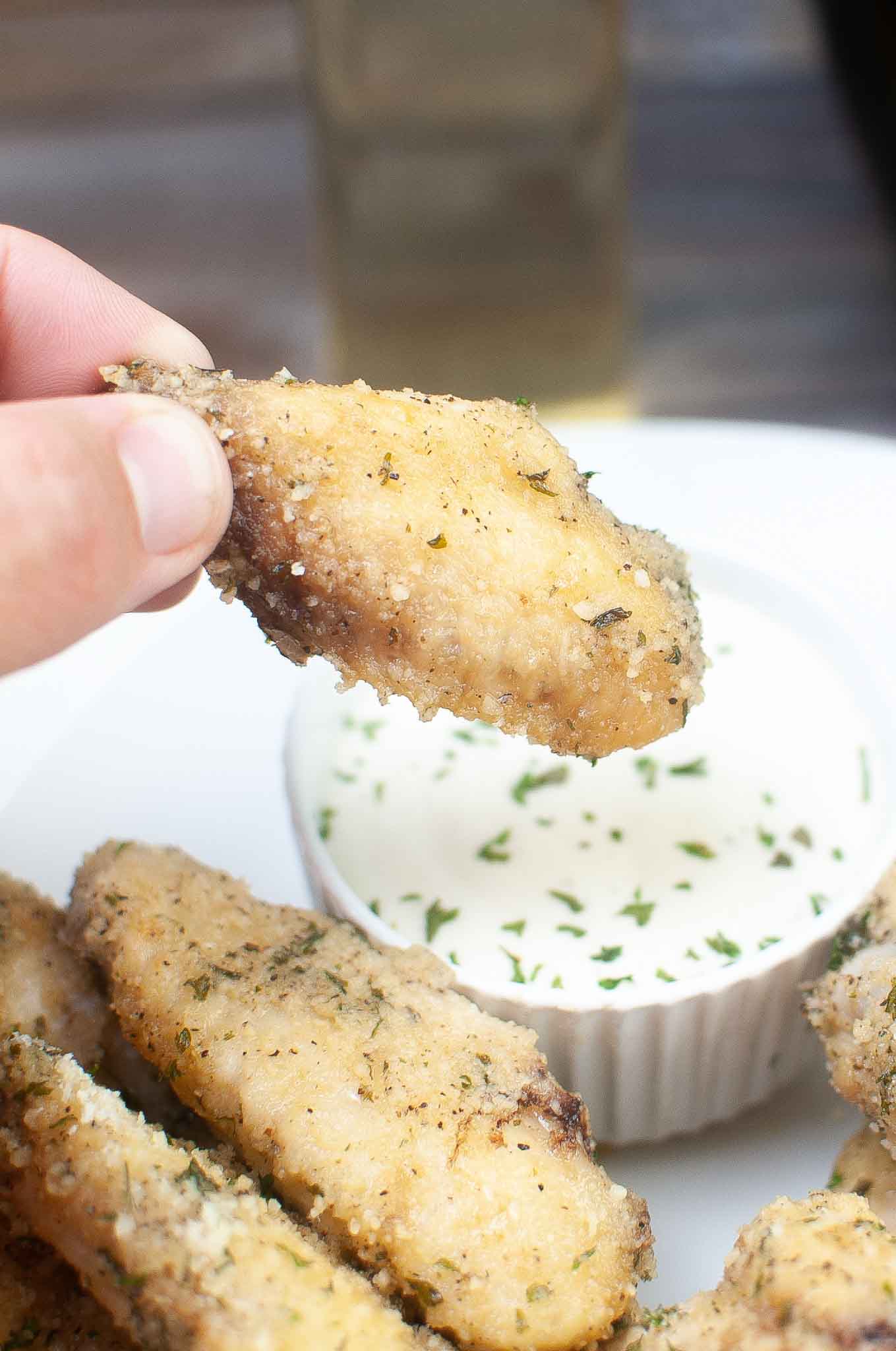 Buffalo Wild Wings Copycat Air Fryer Garlic Parmesan Wings