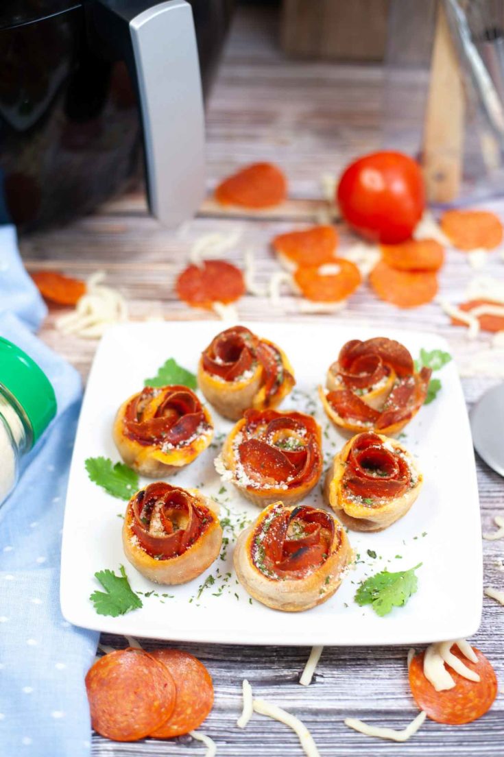 The Best Air Fryer Pizza Roses