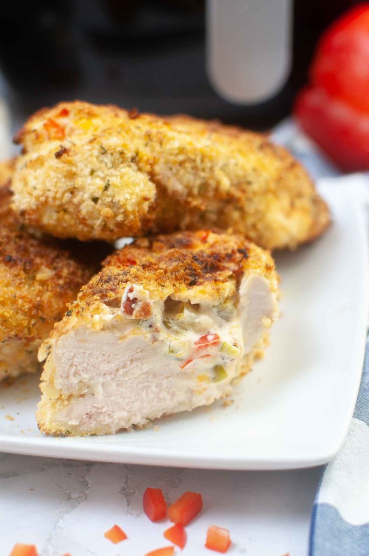 Easy Air Fryer Stuffed Chicken Breast Recipe