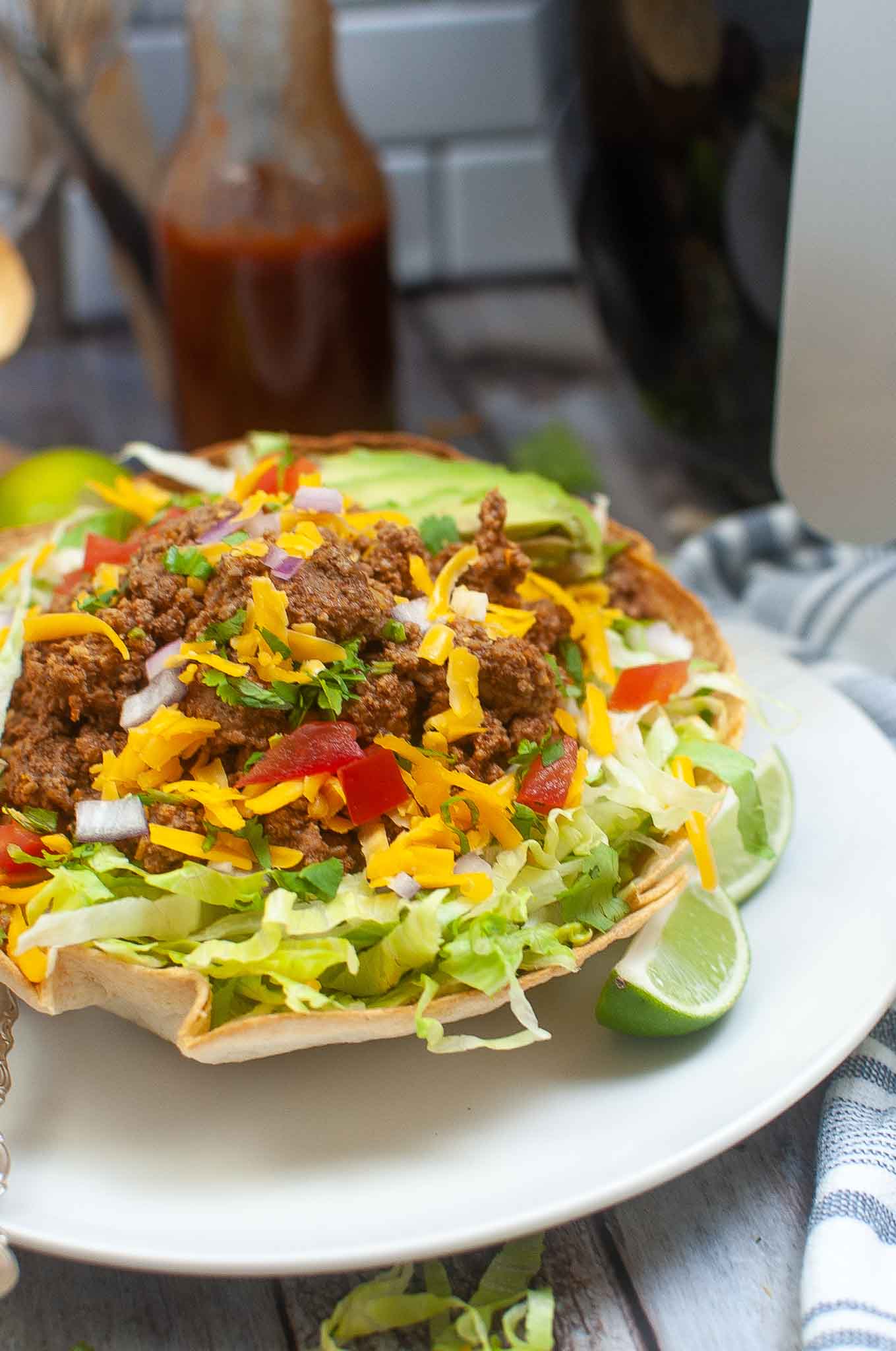 Easy Air Fryer Taco Bowls