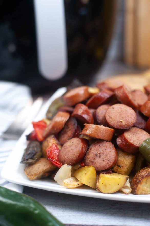 Easy Air Fryer Sausage and Potatoes Recipe Air Fryer Family Meals