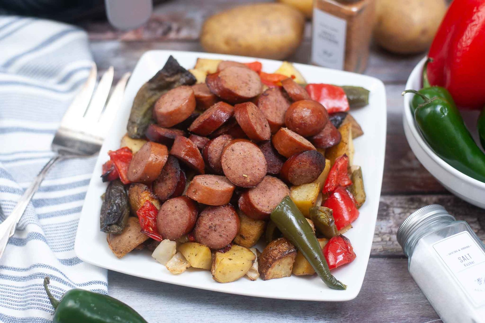 Easy Air Fryer Sausage and Potatoes Recipe Air Fryer Family Meals