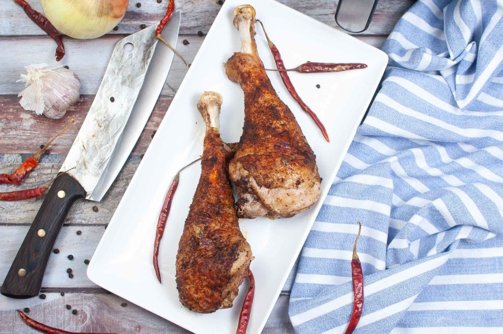 The Best Juiciest Air Fryer Turkey Legs Recipe